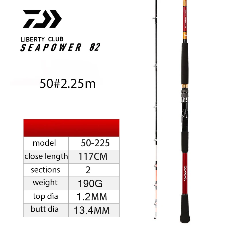 Daiwa 22 Seapower 66XXHST PE 8-12 Deep Drop Rod - Fergo's Tackle World