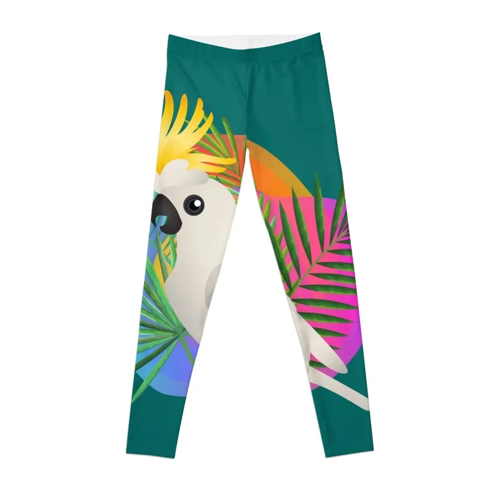 

Белые леггинсы какаду, спортивный комплект, леггинсы, сексуальные женские расклешенные женские леггинсы для спортзала