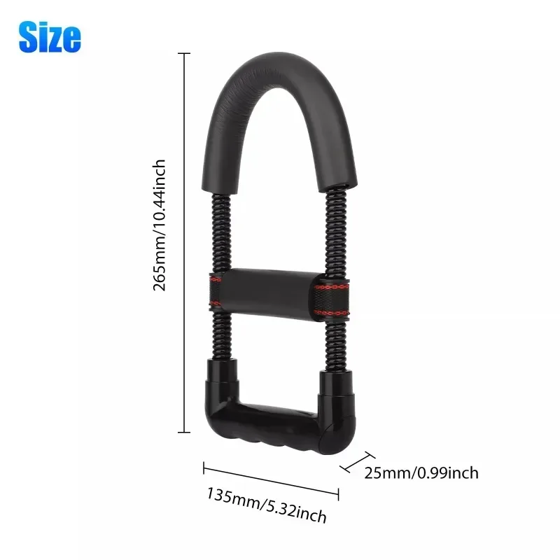 Adjustable Spring Wrist Stretcher Forearm Muscle Training Rehabilitation Equipment Arm Exerciser Gym Equipment Bodybuilding