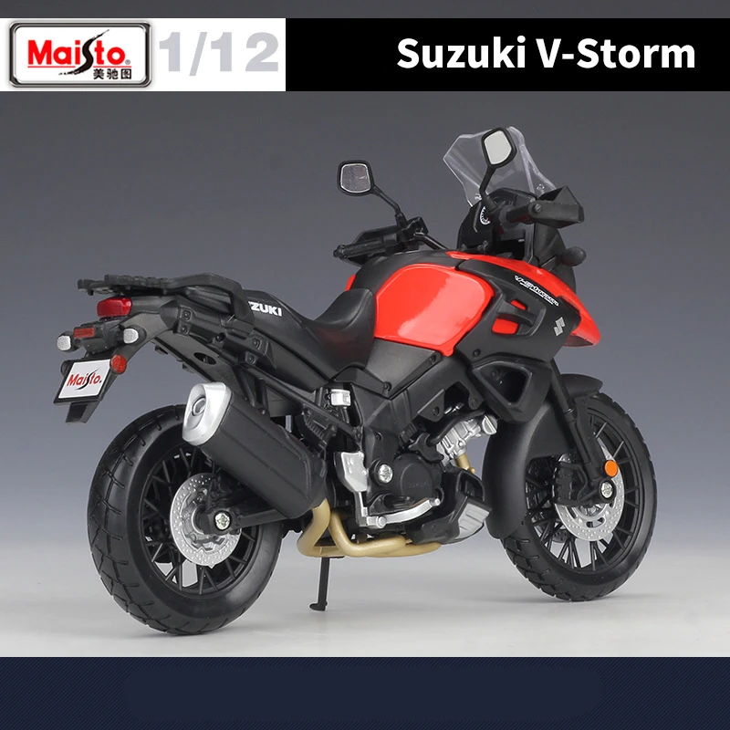 Maisto 1:12 Suzuki V-storm Balap Motor Model Simulasi Diecast
