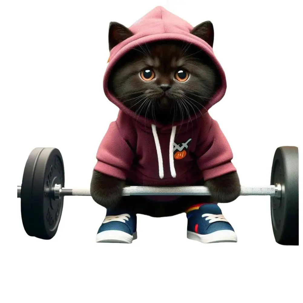 고양이 피트니스 피규어 조각상 조각 수집 피규어 테이블 고양이 장식 장식, 동물 고양이 집 X0K7