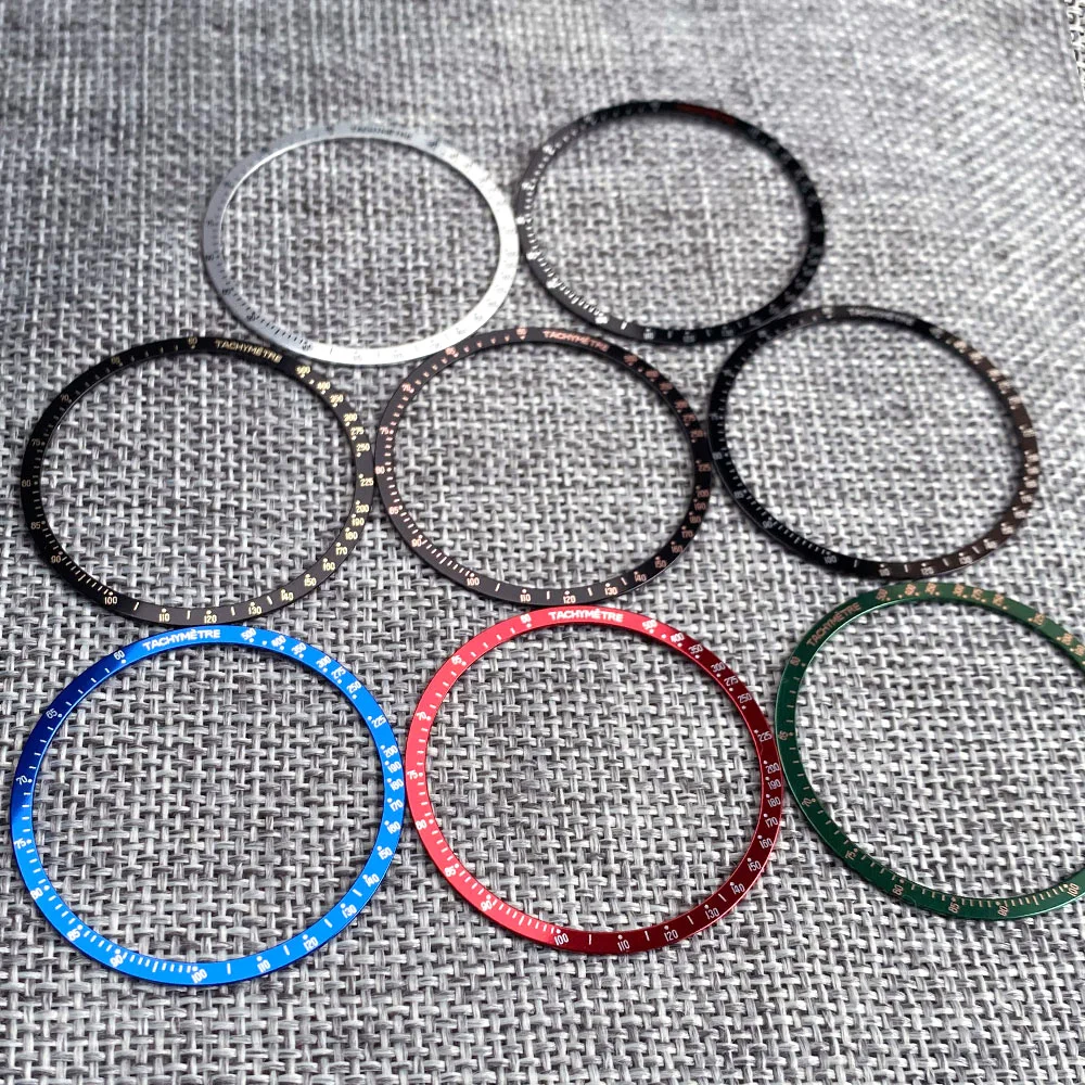 Aluminum Watch Bezel Insert for Men's Chronograph - SPEED MASTER Style