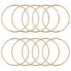 10 Pack Gold Dream Catcher Metal Rings Hoops for Crafts Macrame Ring for Dreamcatchers and Crafts 3 Inch 1