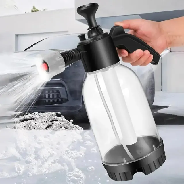 2L Foam Sprayer Car Wash Hand-held Foam Watering Can Air Pressure Sprayer Plastic Disinfection Water Bottle Car Cleaning Tools 2