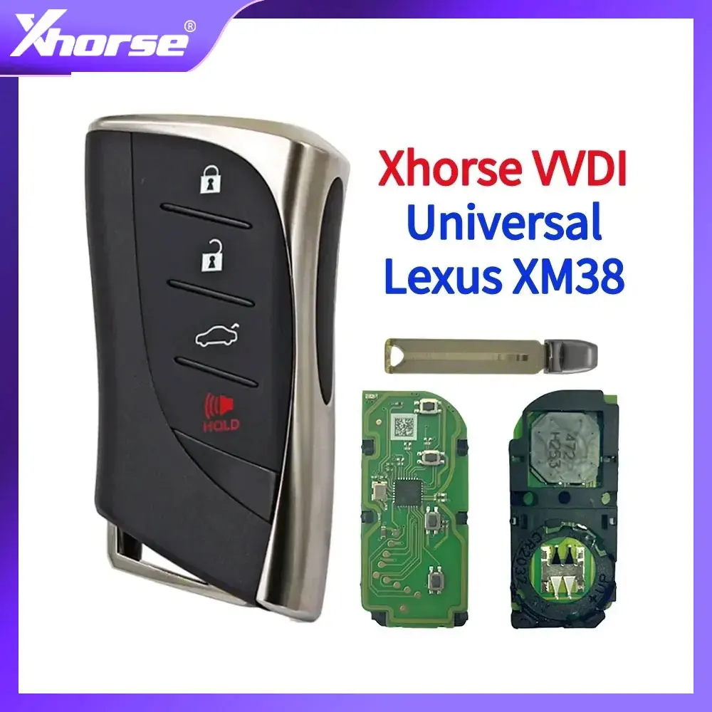 

Chinese version Xhorse Universal VVDI XM38 Smart Key fob for Lexus ES RX LX 2018-2023 4D 8A 4A 0440 3590 AA BA by vvdi Key Tool