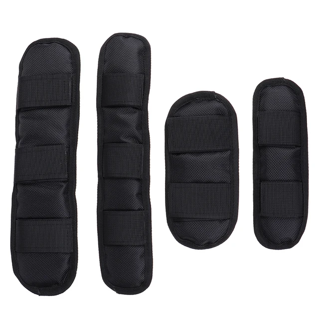 Mgaxyff Bag Shoulder Pad,Shoulder Strap Pads Non-Slip Guitar Strap  Decompression Cushion for Backpack Sport Bag Black 