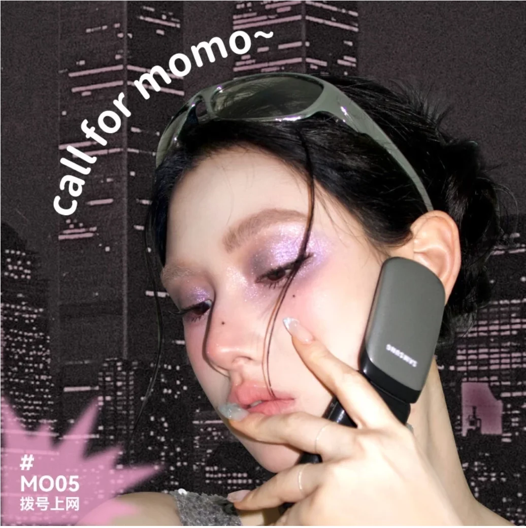 LEEMEMBER Eye Shadow MOMO Dream Core Series Monochrome Eyeshadow Pearlescent Fine Makeup Cosmetics