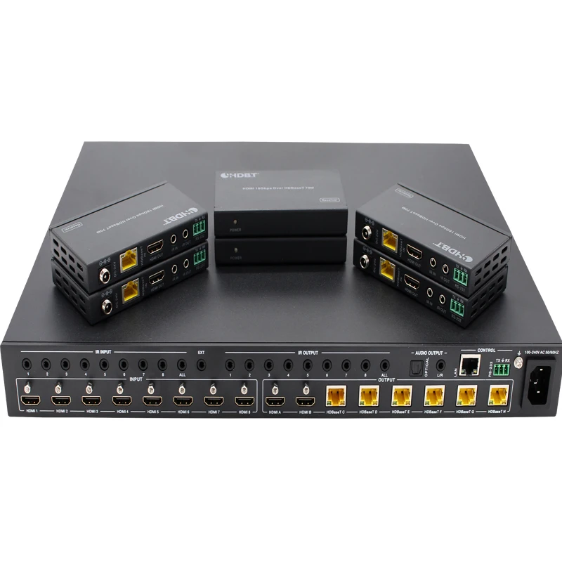 4K 18 Гбит/с 8x8 HDMI матричный