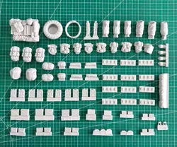 Premium 1/35 Scale DieCast Resin Stryker Stowage Set Kit - Unassembled & Unpainted (WHITE)