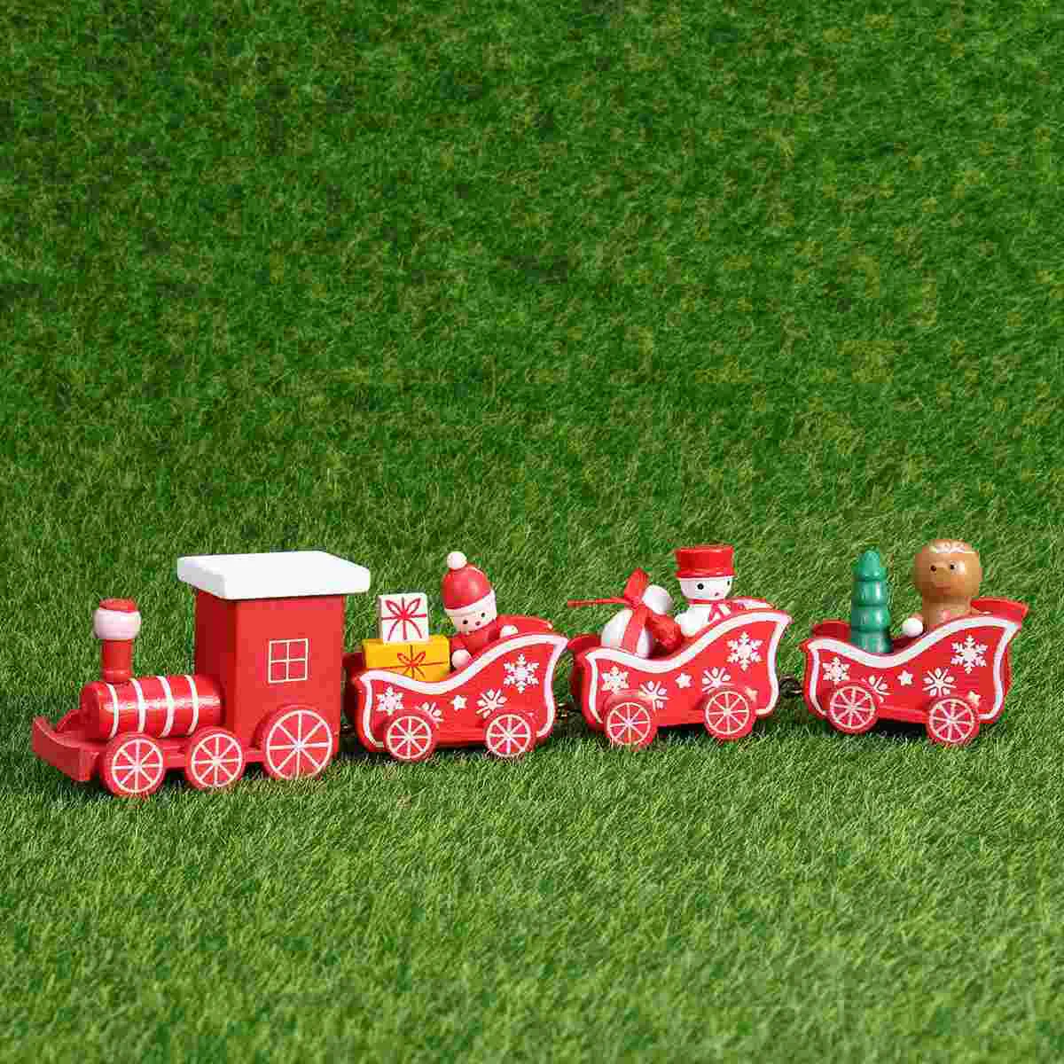 

Christmas Wooden Ornament House Decorations for Desktop Adornment