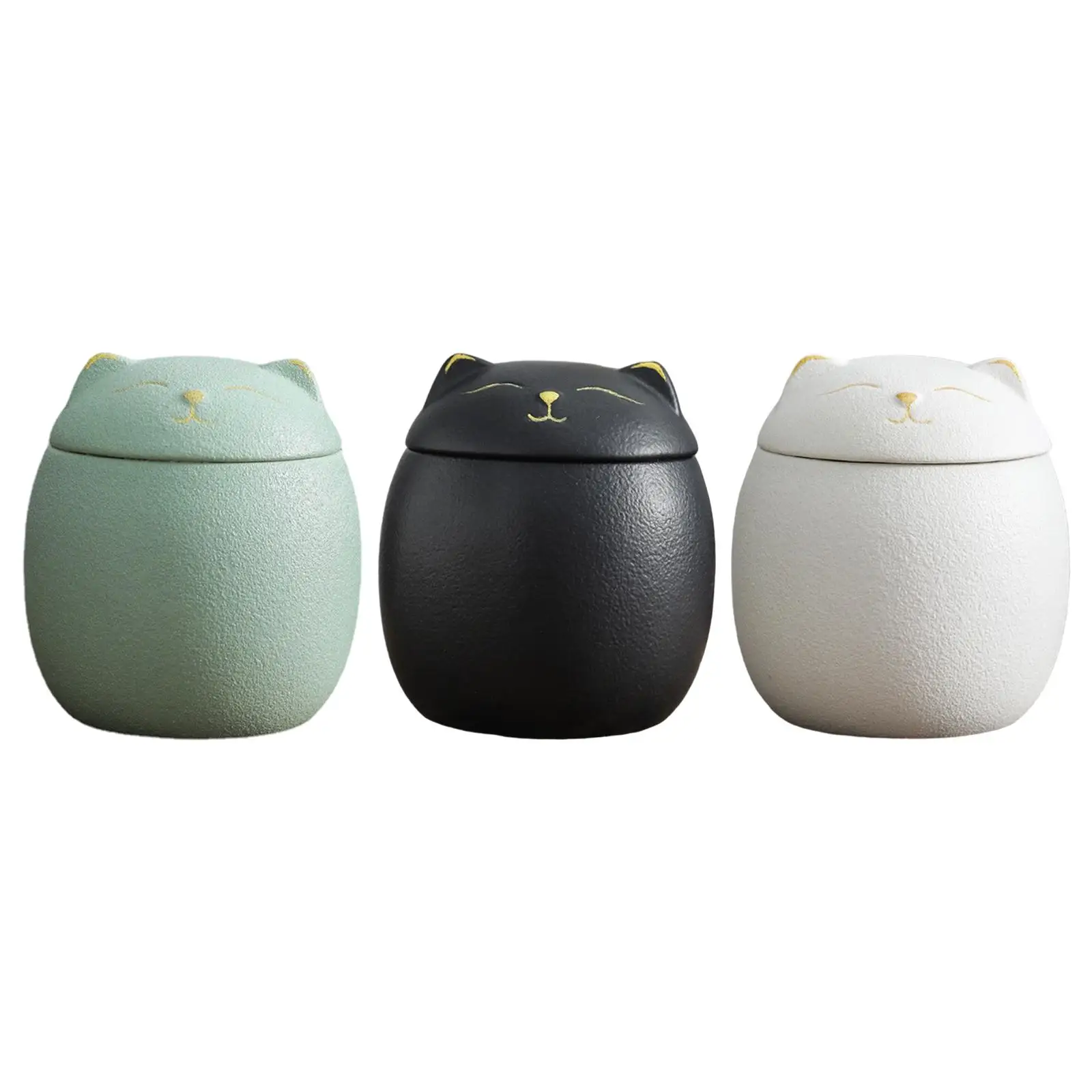 도장 뚜껑이 달린 다용도 세라믹 용기, 느슨한 잎 차 용기, 주방용 티백 정리함