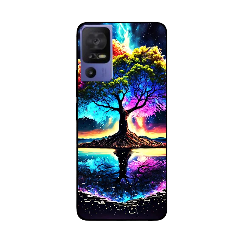 Leaf Panda Soft Silicone Back Cover - Protective Phone Case