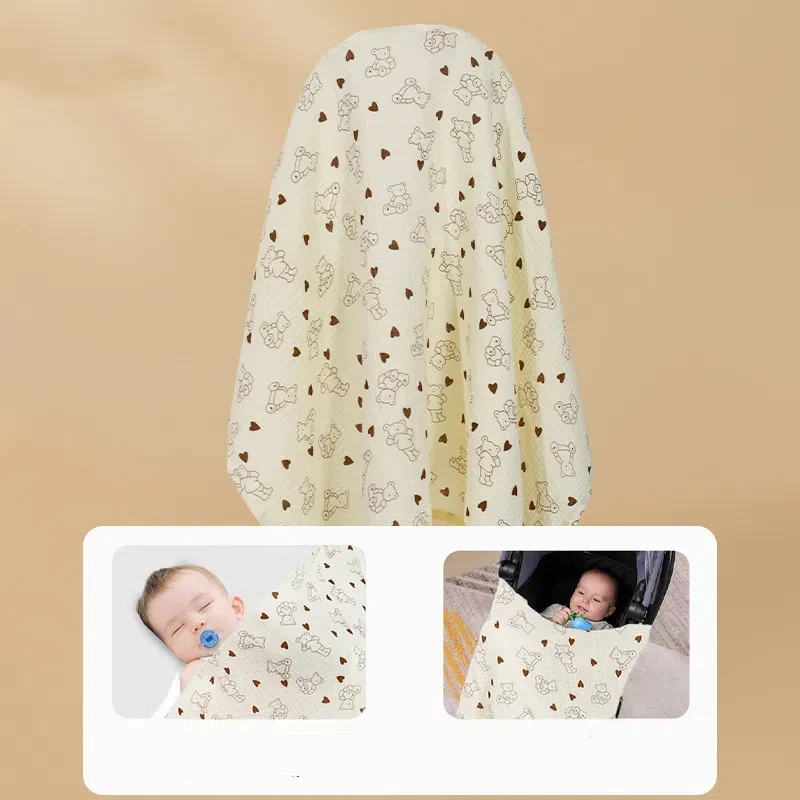 Maternity Print Fashion Breastfeeding Cover Baby Outdoor Stroller Cover Blanket Cotton Nursing For Newborn Mommy Shawl