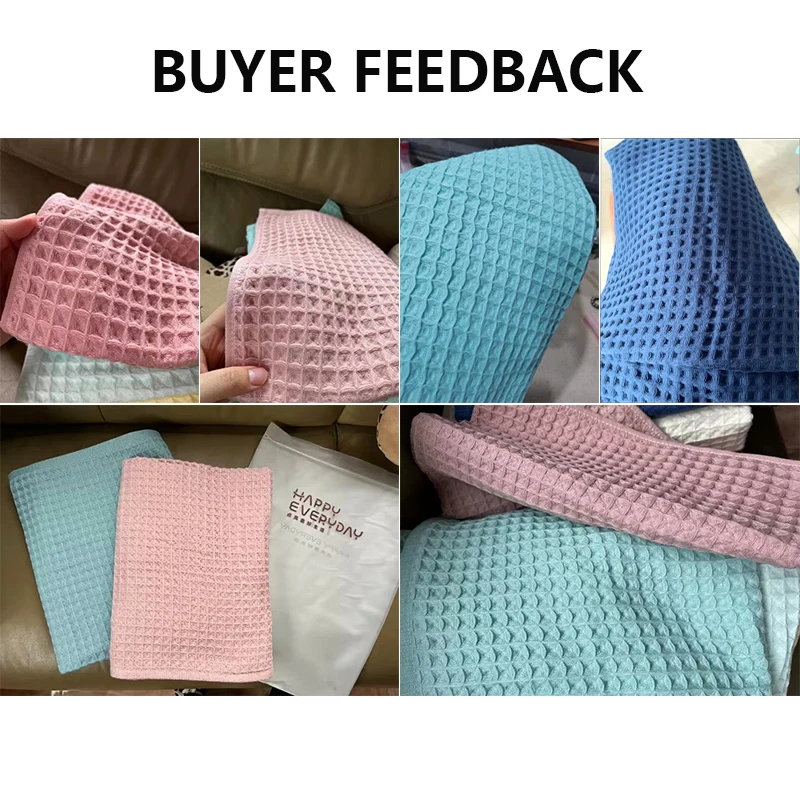 Bath Towel Set 2/4 Pcs 100% Cotton for Adult Children Waffle Towel Soft Highly Absorbent Home Bathroom Washcloth bath towel