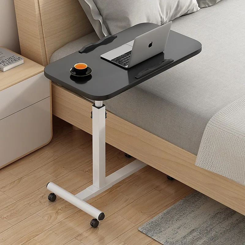 

Height Adjustable Sit-Stand Desk Portable Rolling Laptop Table Computer Cart With Wheels For Home Office Bed Sofa Bedroom