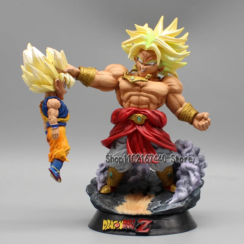 DRAGON BALL - SS Goku VS SS Broly - Battle Pack Dragon Stars 17cm :  : Figurines Bandai Red Dragon Ball