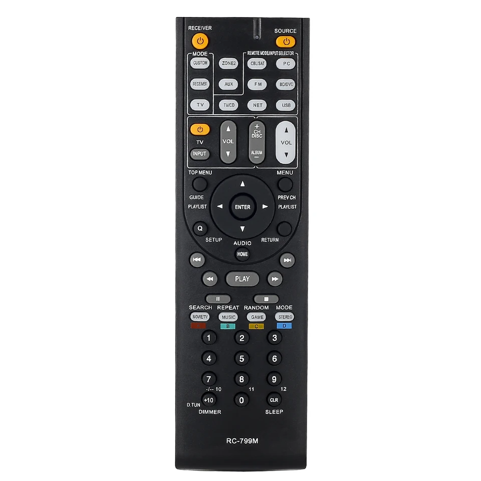 ALLIMITY RC-799M Telecomando Universale Sostitutivo Per Onkyo TX-SR309, HT-S5405, HT-R591 E Altri, Plug And Play - 3