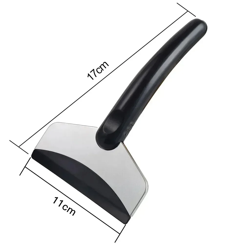 Car Ice Scraper Stainless Steel Snow Shovel Home Windshield Window Snow Removal Tools Durable Ice Scraper Car Winter Accessories