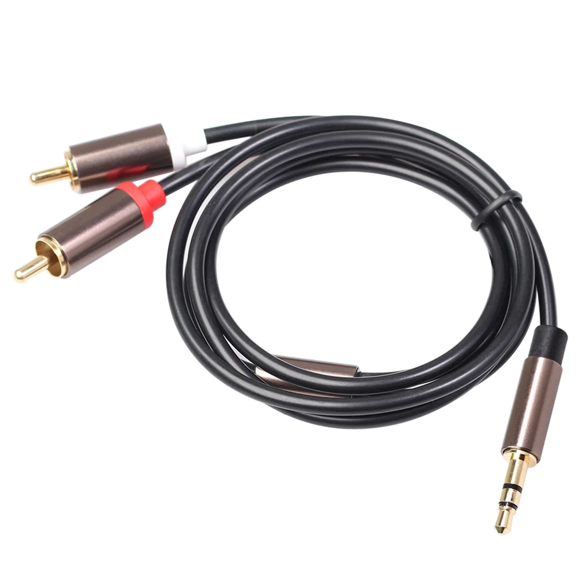 Audio Cable Rca Cable Hifi Stereo 3.5Mm To 2Rca Audio Cable Aux Rca Jack 3.5 Y Splitter for Amplifiers Audio Car Aux Mobile Phone