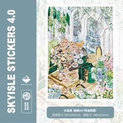 Kawaii Sky Island 3D Miniature Scene Stickers - DIY Handmade Stacking Game & Creative Scrapbook Stickers (D)