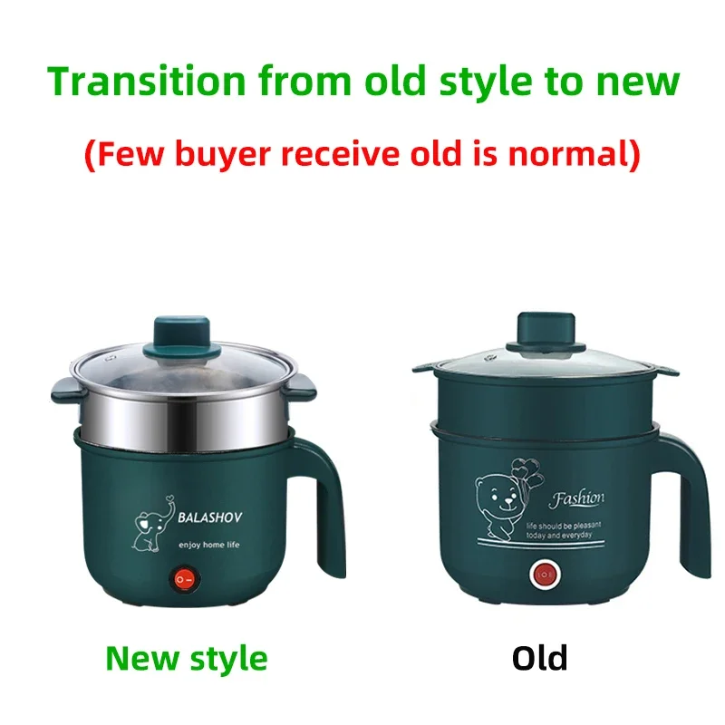 Mini Electric Rice Cooker 2 People Noodle Non-stick Pan Multifunction Cooking Machine 5