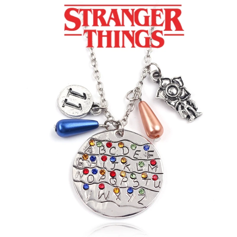Desfavorable Grafico Enseñando Pendant Women Stranger Things | Stranger Things Eleven Necklace - Byers'  Pendant - Aliexpress