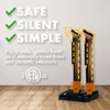 Boot Dryer with Heavy Duty Boot Scraper - Silent Shoe Dryer & Warmer For Work Boots, Gloves & Shoes - Fanless Convection Dry 5