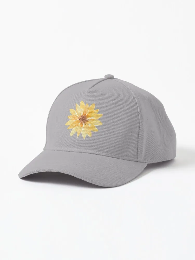 

Yellow Watercolor Sunflower Cap cricket bat Karol g festool Women's cap