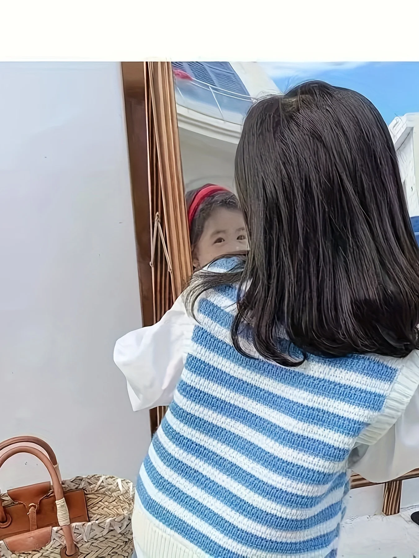 الفتيات محبوك سترة الخريف جديد Kidsren بلوزة بلا أ...