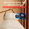 Portable Clothes Dryer With Timing Electric Clothes Foldable Home Cabinet Floor Machine Laundry Dryers Warm Air Dryer Home 5