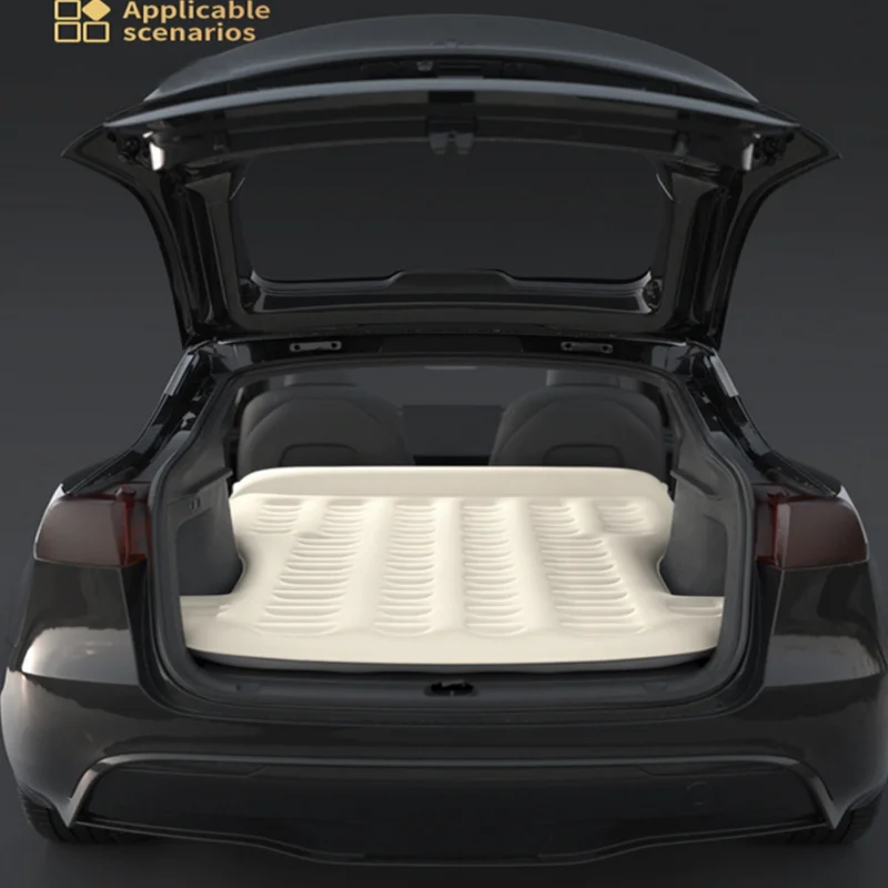 For Tesla Model Y Automobile Air Mattress Self-Inflating Mattress Travel Sleeping Bed Tesla Car Inflatable Camping