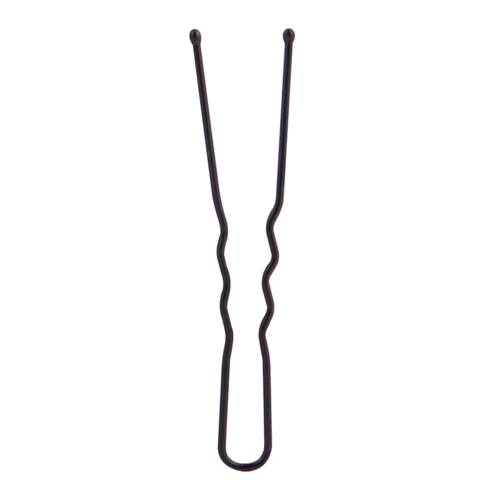 FNU Barrettes, 100 PCS 2 Inches Hair Pins Kit Secure Hold Bobby Pins Clips for Women Girls and Hairdressing Salon(Black)