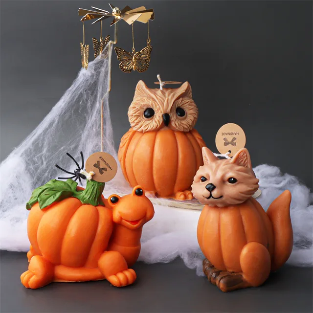 2-Pack Halloween Ghost Candle Molds – Silicone Dog & Cat Ghost Shapes For Resin, Candles, Soap, Crafts & Decor