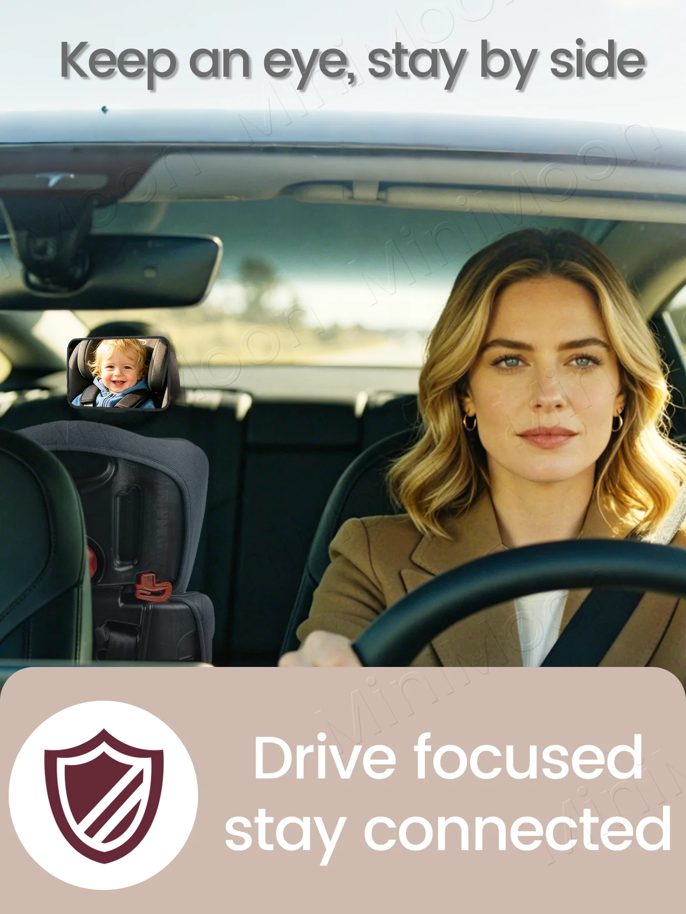 Adjustable Baby Mirror for Tesla 5