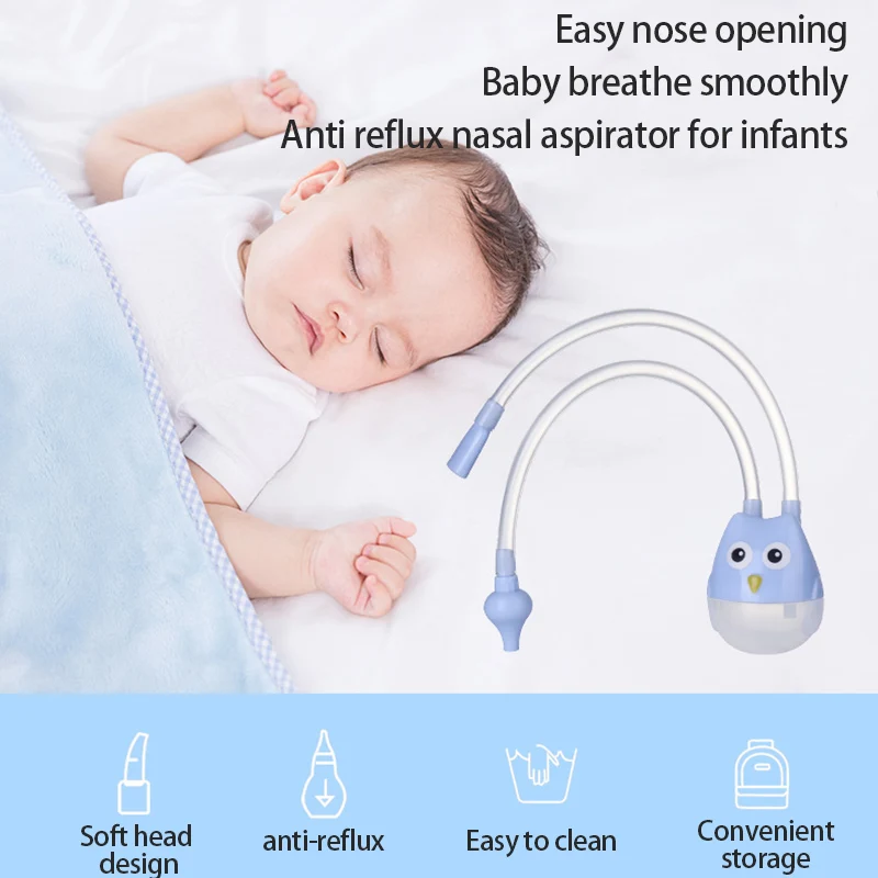 

Baby Nasal Suction Aspirator Nose Cleaner Sucker Suction Protection Tool