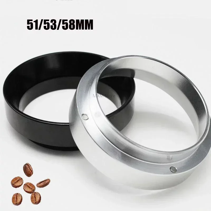 51mm/53mm/58mm Coffee Accessories Aluminum Magnetic Dosing Ring for Brewing Bowls Ground Coffee Concentrate Coffeeware Kitchen