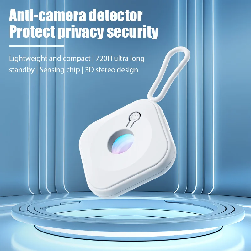 Hidden Camera Detector Anti Candid Camera Detector Portable Security Protection for Hotel Locker Room Public Bathroom Pinhole Hidden Lens Detect Gadget