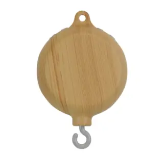 Wooden Crib Mobile Baby Bed Bell Rattle Toy Soft Felt Cartoon Bear Mobile bracket Newborn Music Box Bed Bell Hanging Bracket Toy - Image 15
