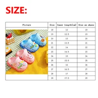 Summer Children Garden Clogs Shoes Boys&Girls Beach Sandal Kids Lightweight Breathable Cute Cartoon Slip On Mules Baby Slippers 6