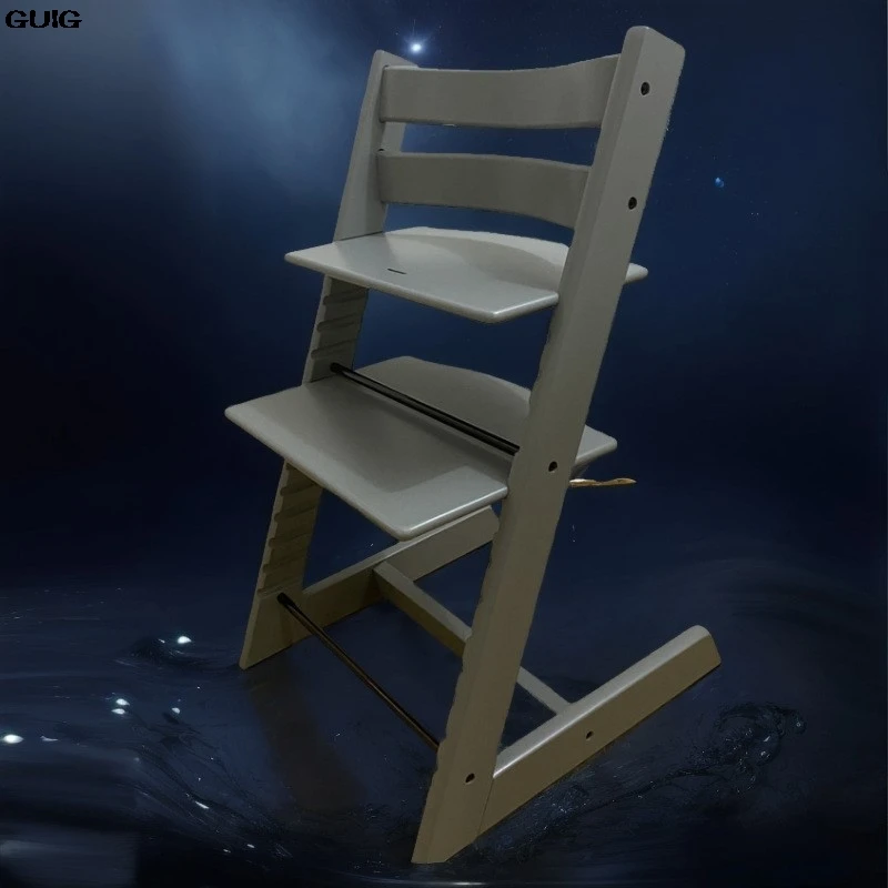 Baby Dining Chair Multi-functional Adjustable Beech Children's High Study Children Study Chair