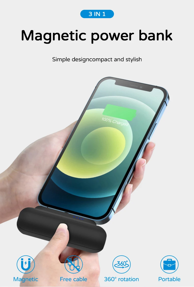 Powerbank magnético iphone android Powerbank magnético iphone android