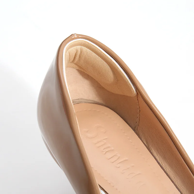 1-3Pairs Shoes Insoles Anti Slip Sticky Fabric Cushion Pads Feet Care Protector For Back Heels Rubbing Heel Shoes Insoles Insert