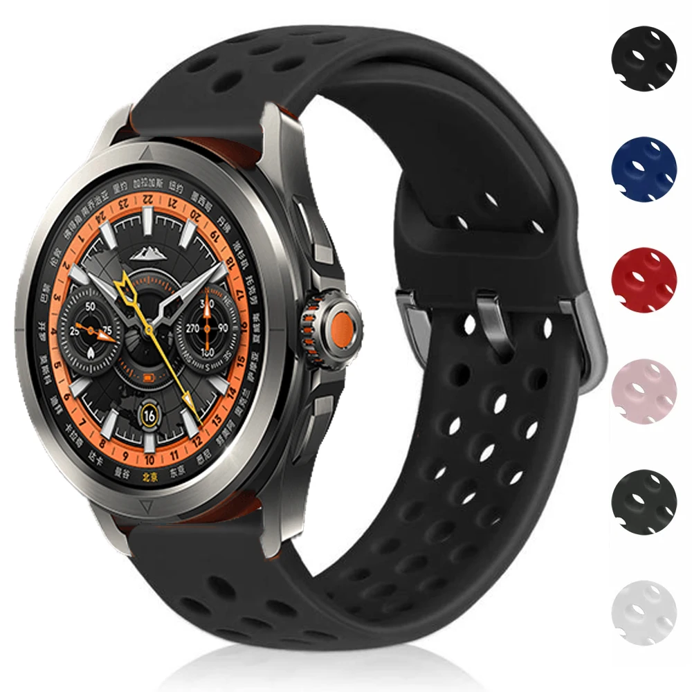 Silicone Sport Watchband - Adjustable Strap