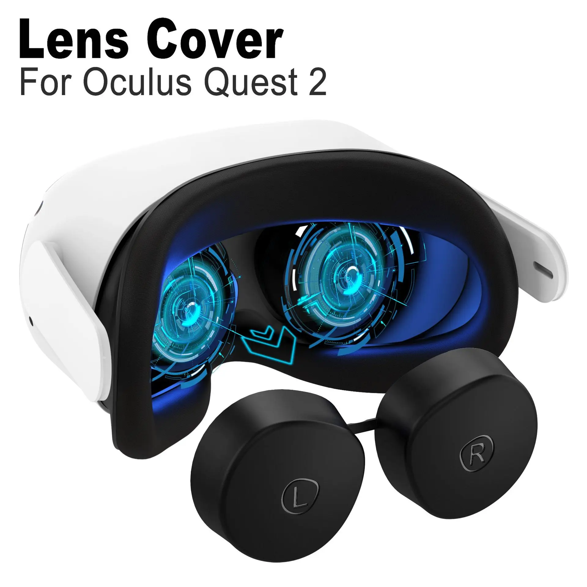 Copriobiettivo Antipolvere Per Oculus Quest 2 Vr Glasse Custodia Antigraffio Custodia Protettiva Per Oculus Quest 2 Accessori