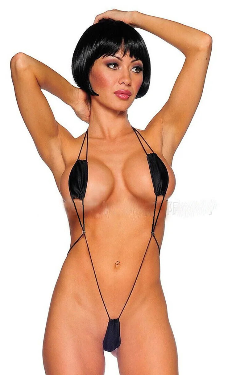 Women Lingerie Swimsuit Sexy Ultra Mini Bikini 3 Point Sling Bodysuit Erotic Luxury Transparent Thong Female women lingerie women swimsuit
