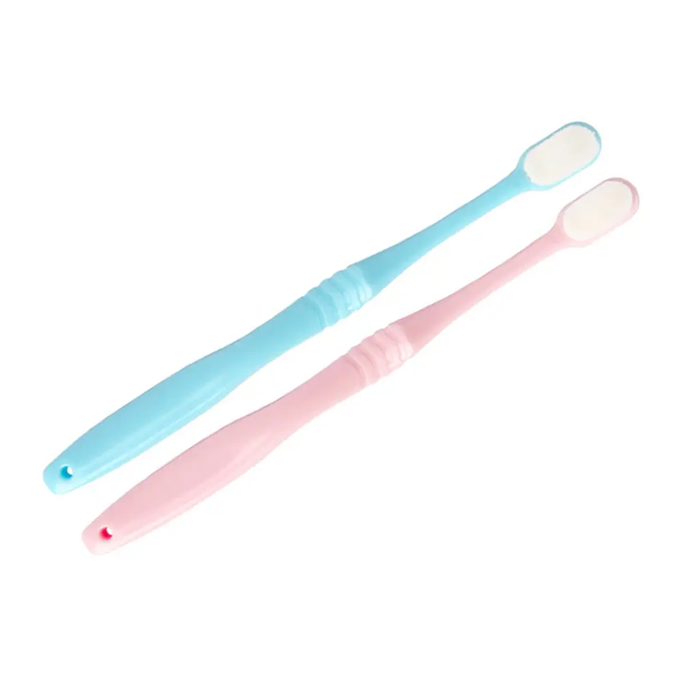 2Pcs 부드러운 강모 칫솔 울트라 칫솔 내구성 있는 디자인 일상 사용을 위한 경량 휴대용 잇몸 관리 치아 청소 도구