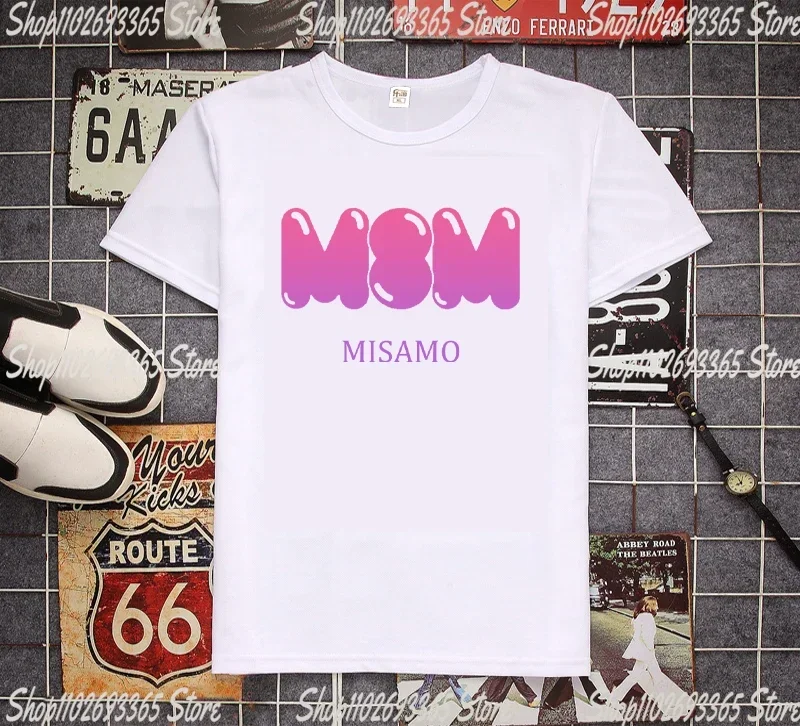 Twice MISAMO T Shirt Momo Sana Mina Graphic Tops T-shirt