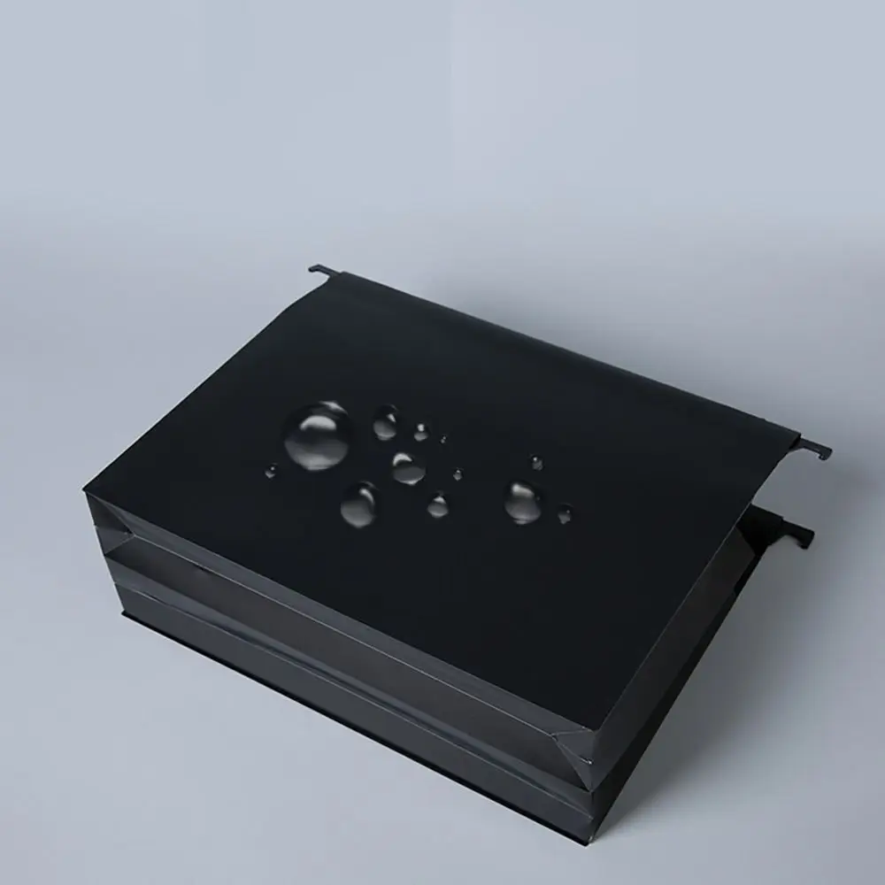 Document PP Hanging Folder A4 Bilateral Hook File Folder Waterproof Side Expandable Design Data File Bag - 3