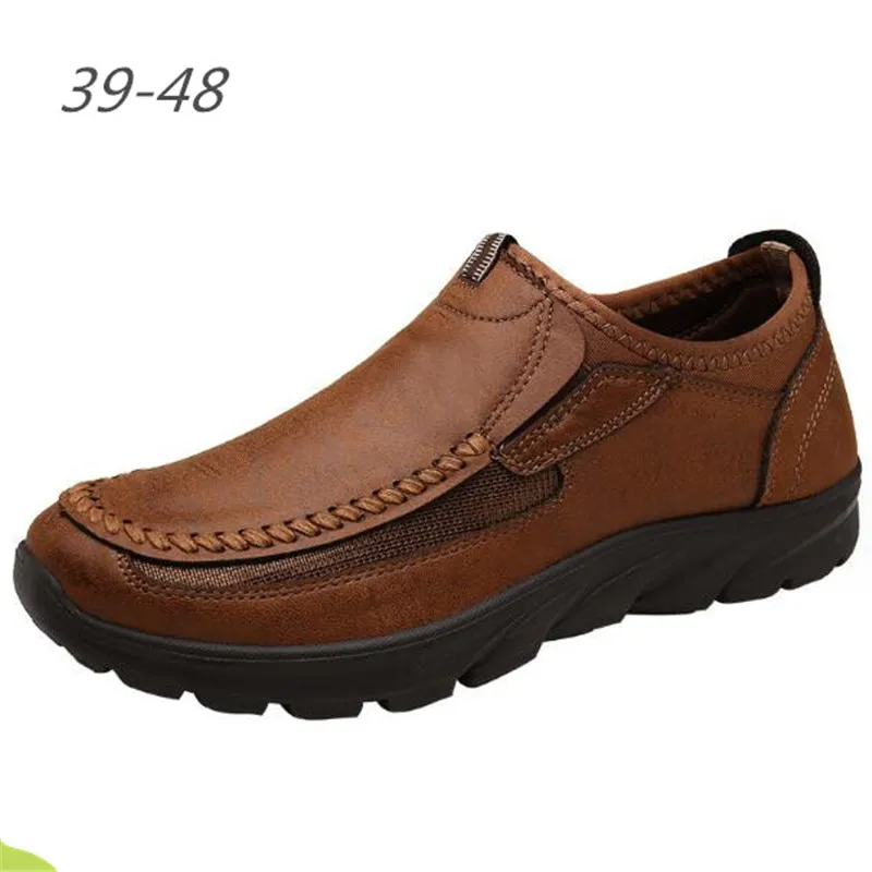 

Men Casual Shoes Breathable Walking Sneakers New Fashion Comfortable Flat Handmade Leisure Loafers Shoes Men Shoes 39-48
