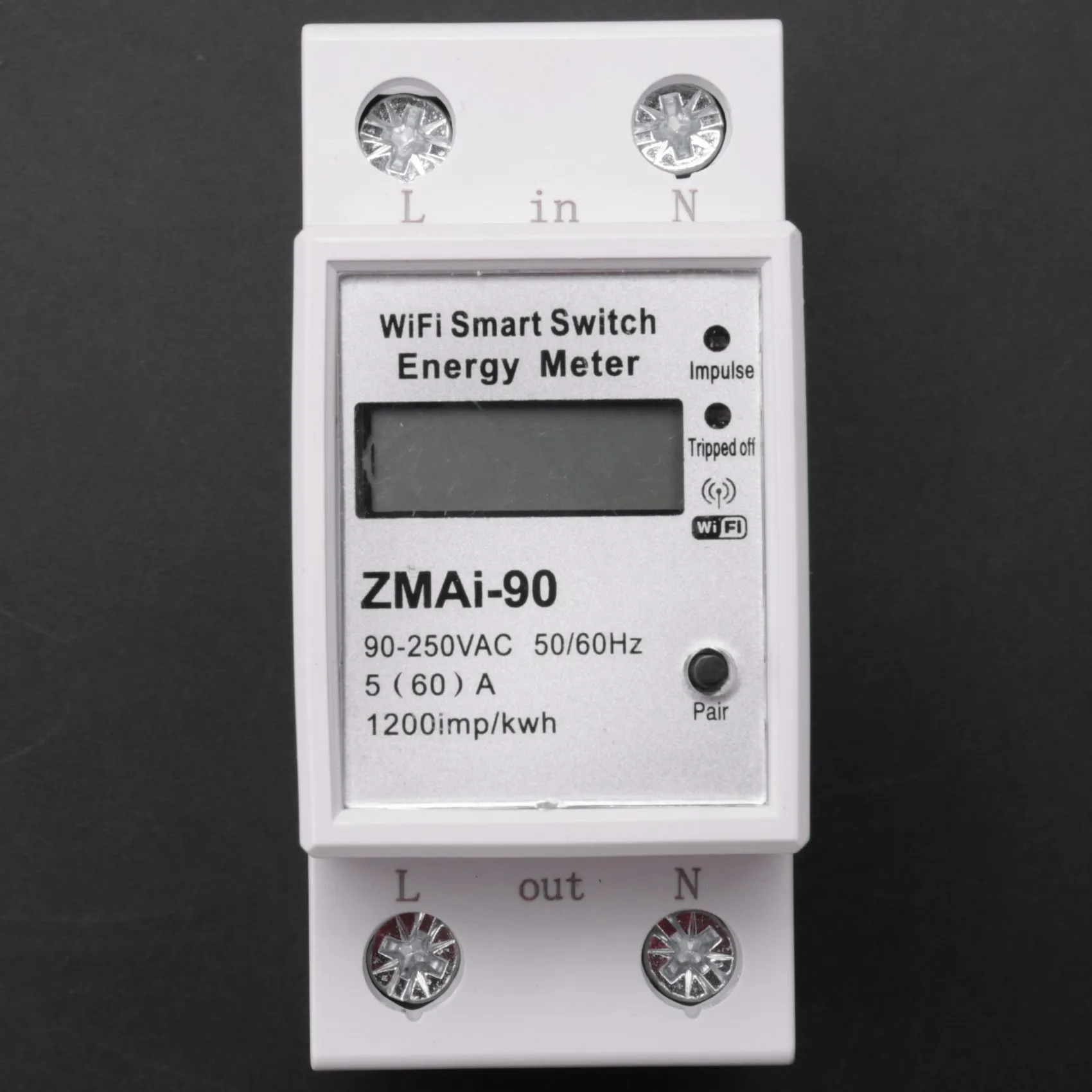 ABAN 스마트 에너지 미터 Tuya WDS688 에너지 미터 Wifi 단상 에너..